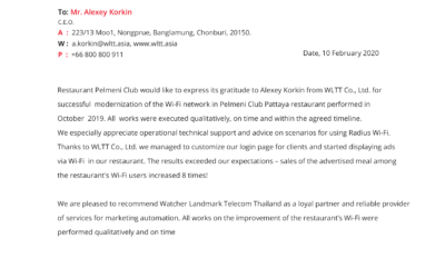 Отзыв от ресторана Pelmeni Club